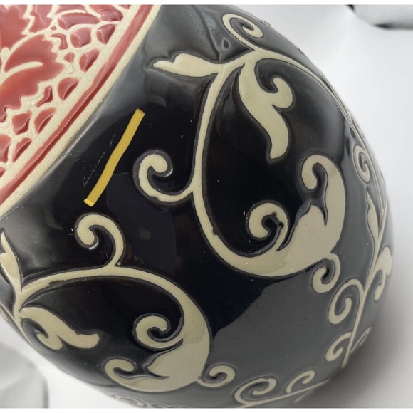 Pier One Imports “ Bohemian Look “ Ceramic Decorative Flower Vase / Container - Picture 9 of 11